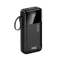 MKB PK52 10W Fast Charging 20000mah Black Power Bank